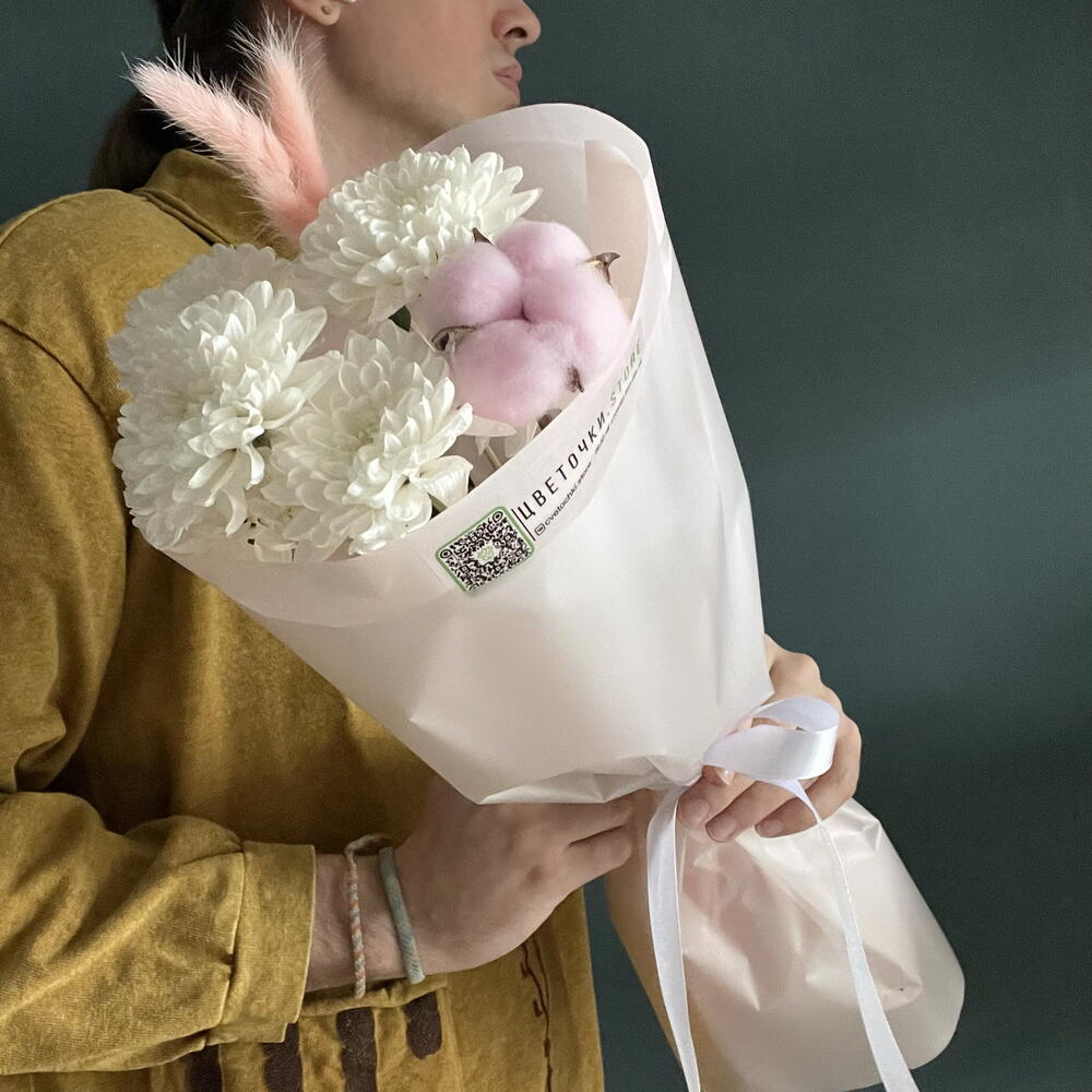 Букет комплимент из хризантемы💗