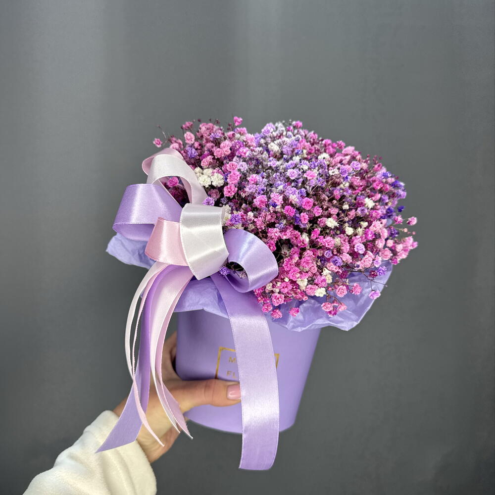 Лукошко с гипсофилами 🎀
