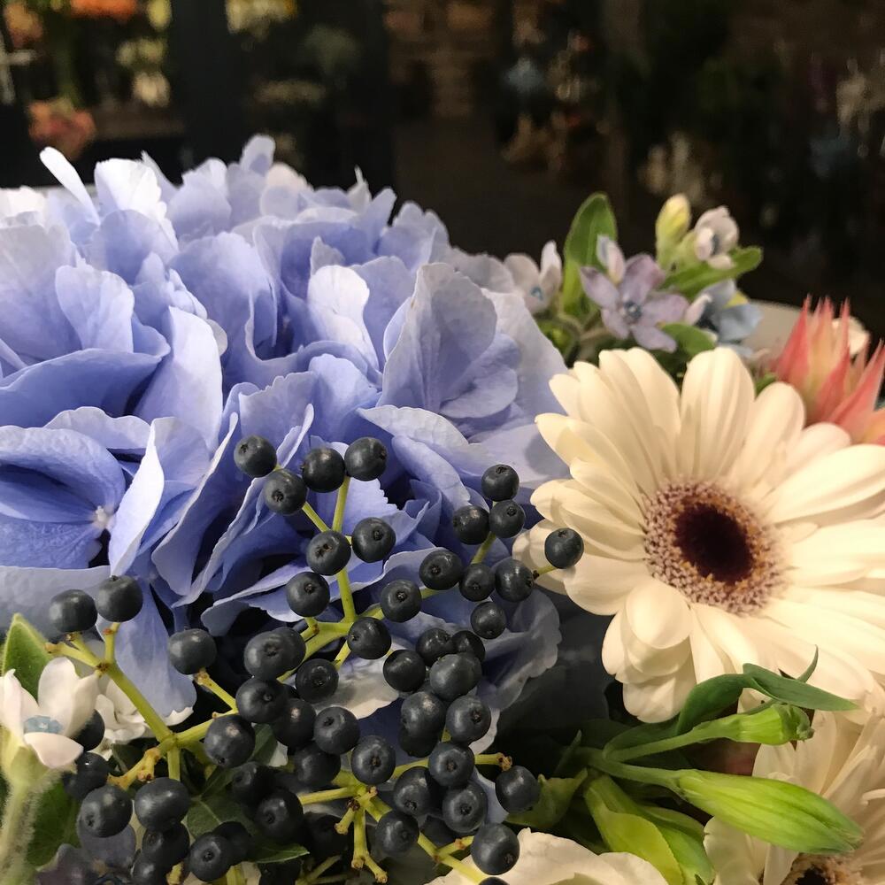 Bouquet with hydrangea