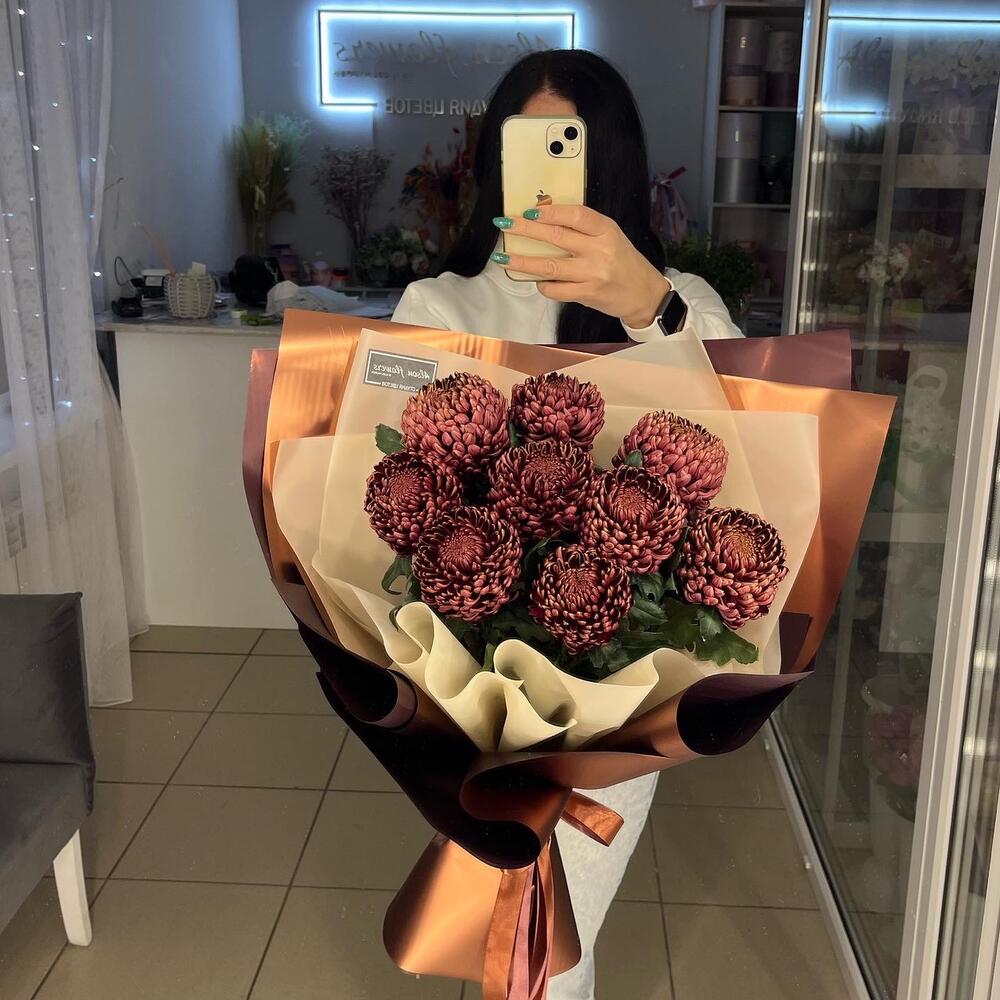 Стильные хризантемы 🤎