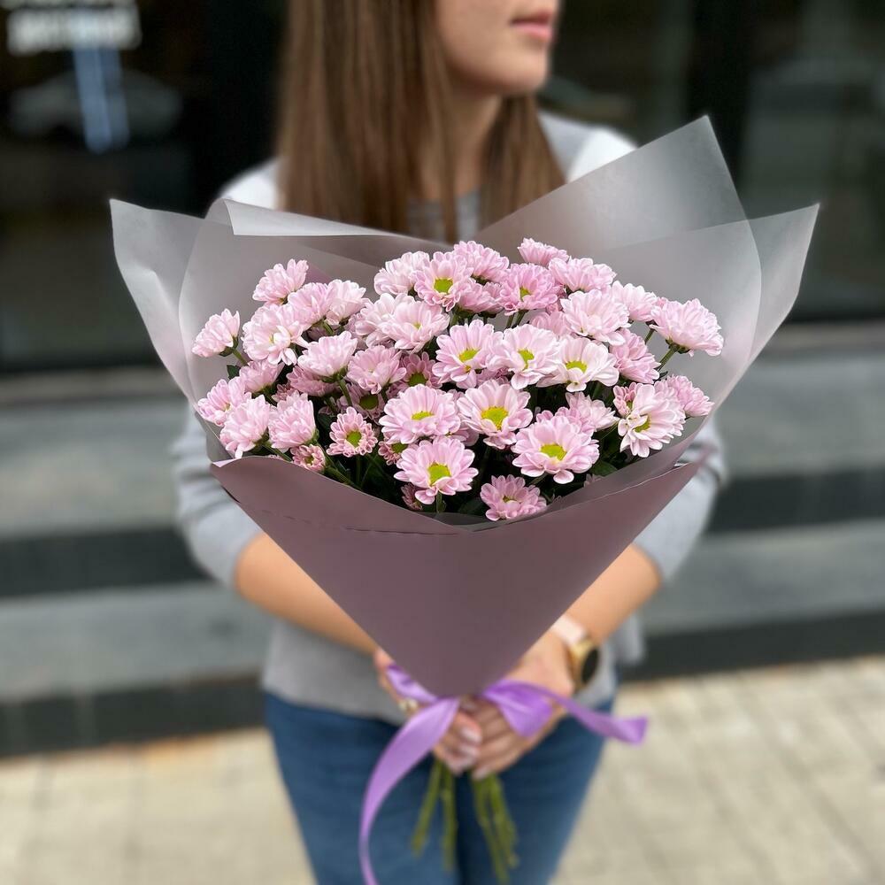 Pretty Purple Santini Chrysanthemum Bouquet