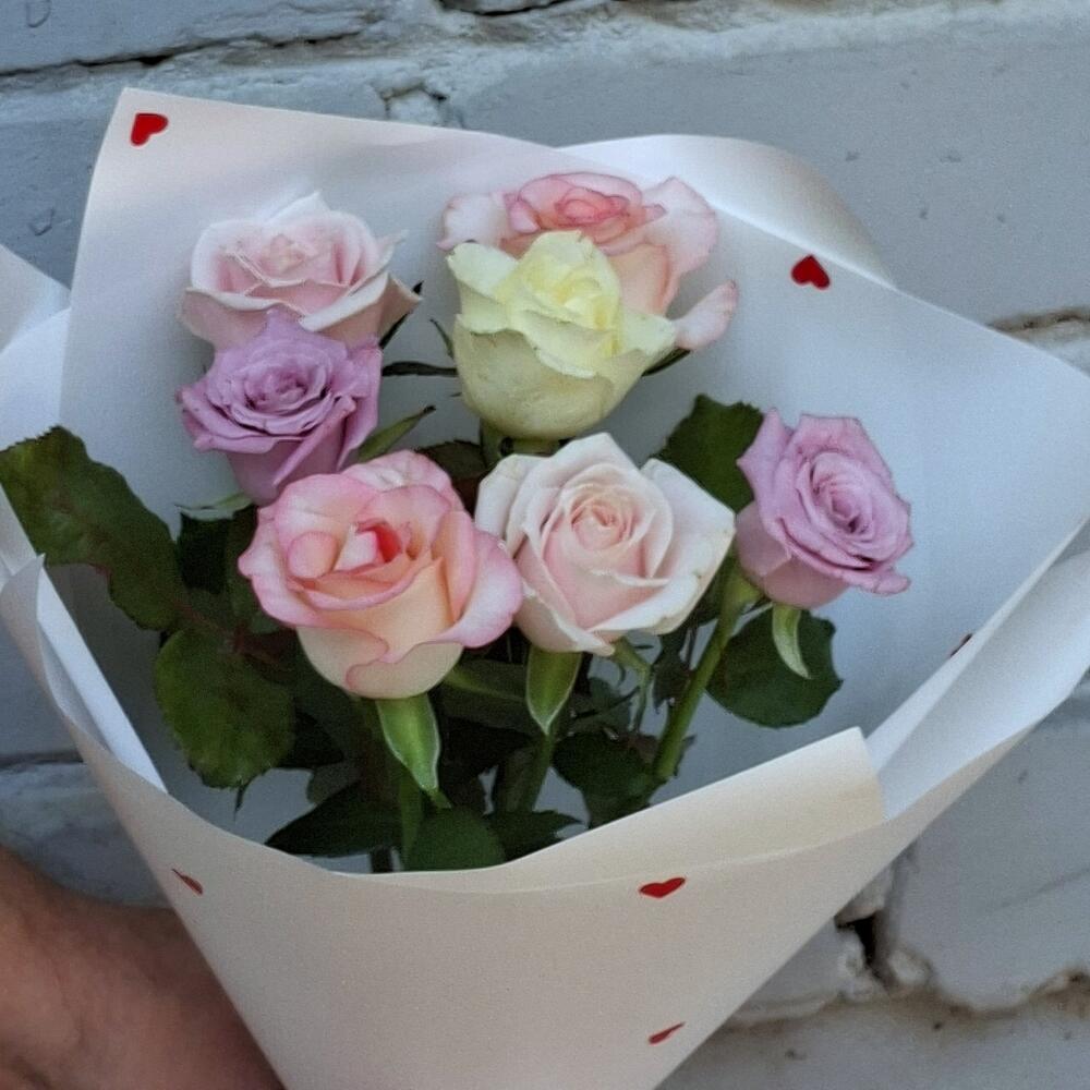 Букет микс розочек