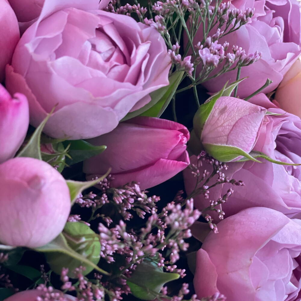 Букет круглый фиолетовая 💜