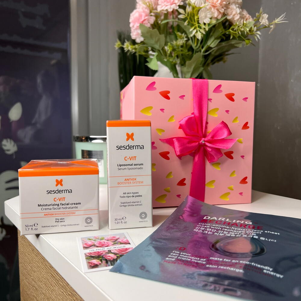 Набор косметики для лица Sesderma c-vit (крем и сыворотка)