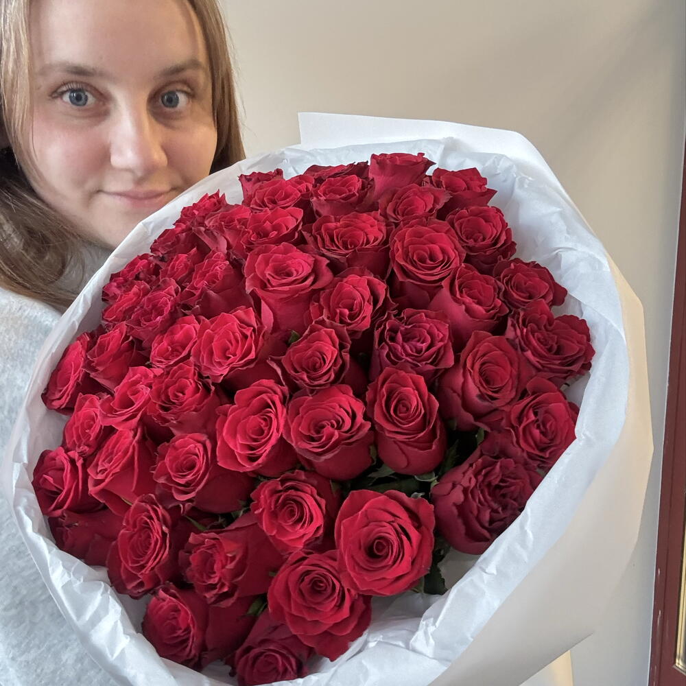 51 роза 60 см