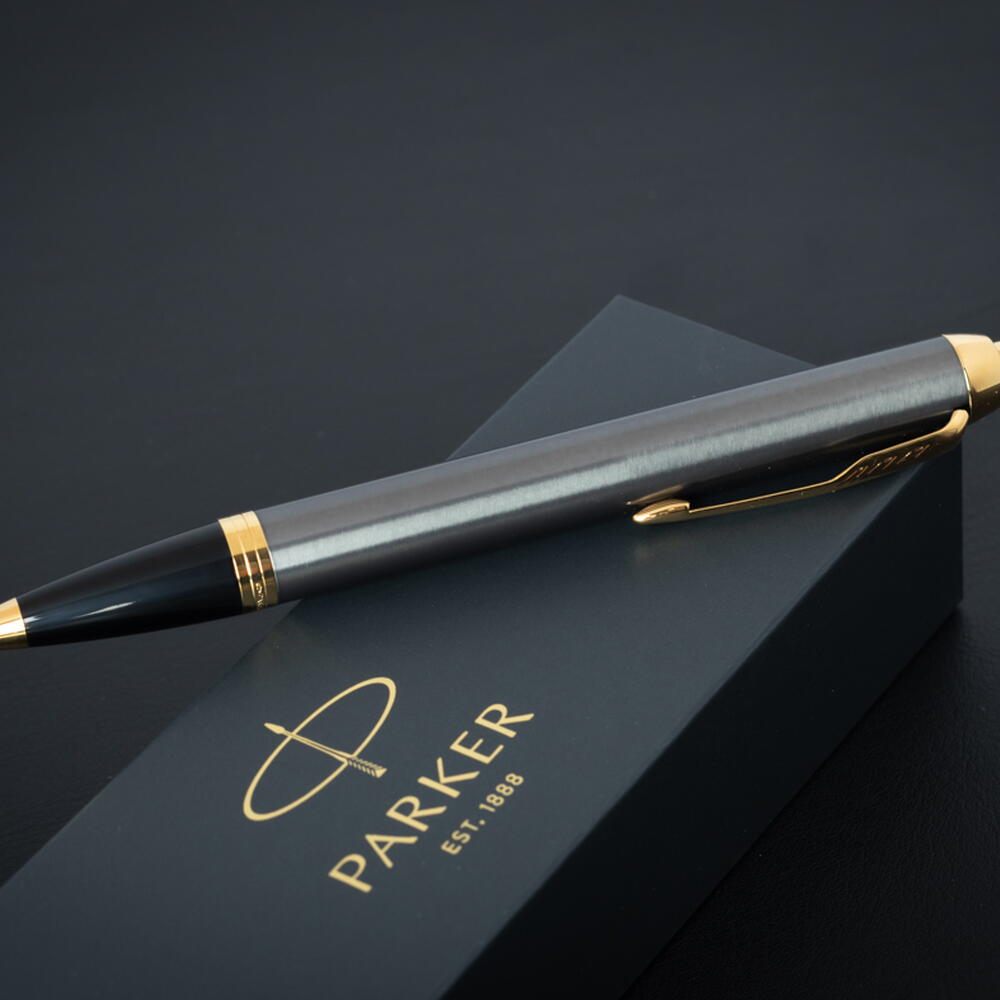 Ручка шариковая Parker IM Premium Grey Core GT