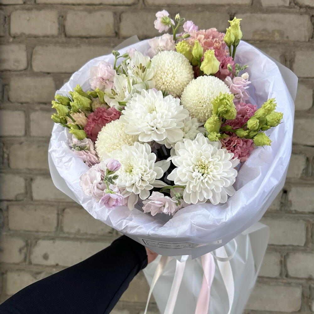 Букет с эустомой🌸