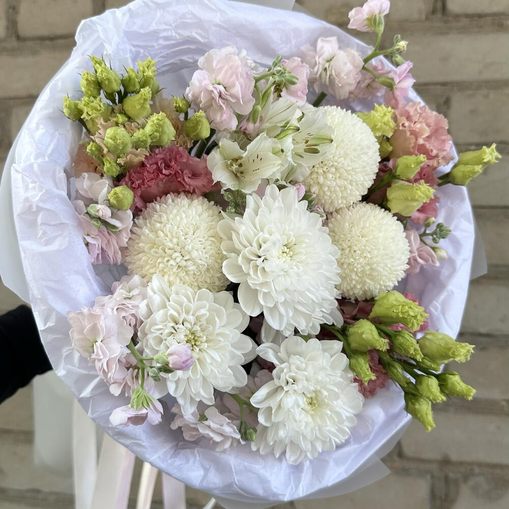 Букет с эустомой🌸