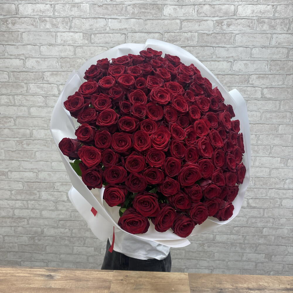101 красная Роза🌹🌹🌹