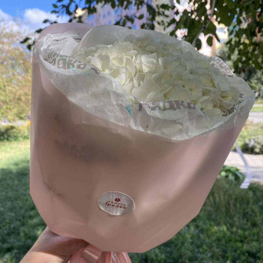 Букет с гортензией 🌸🎀