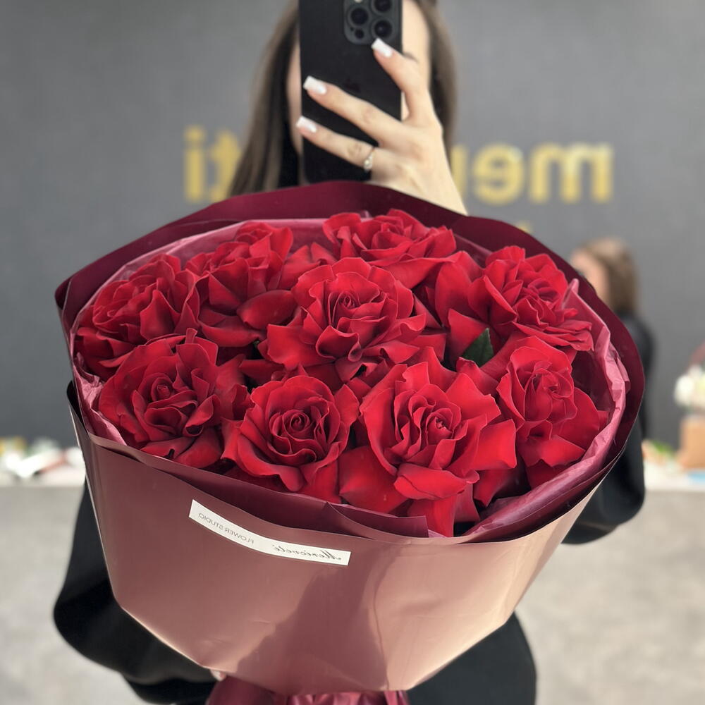 Букет «Пламенное сердце»