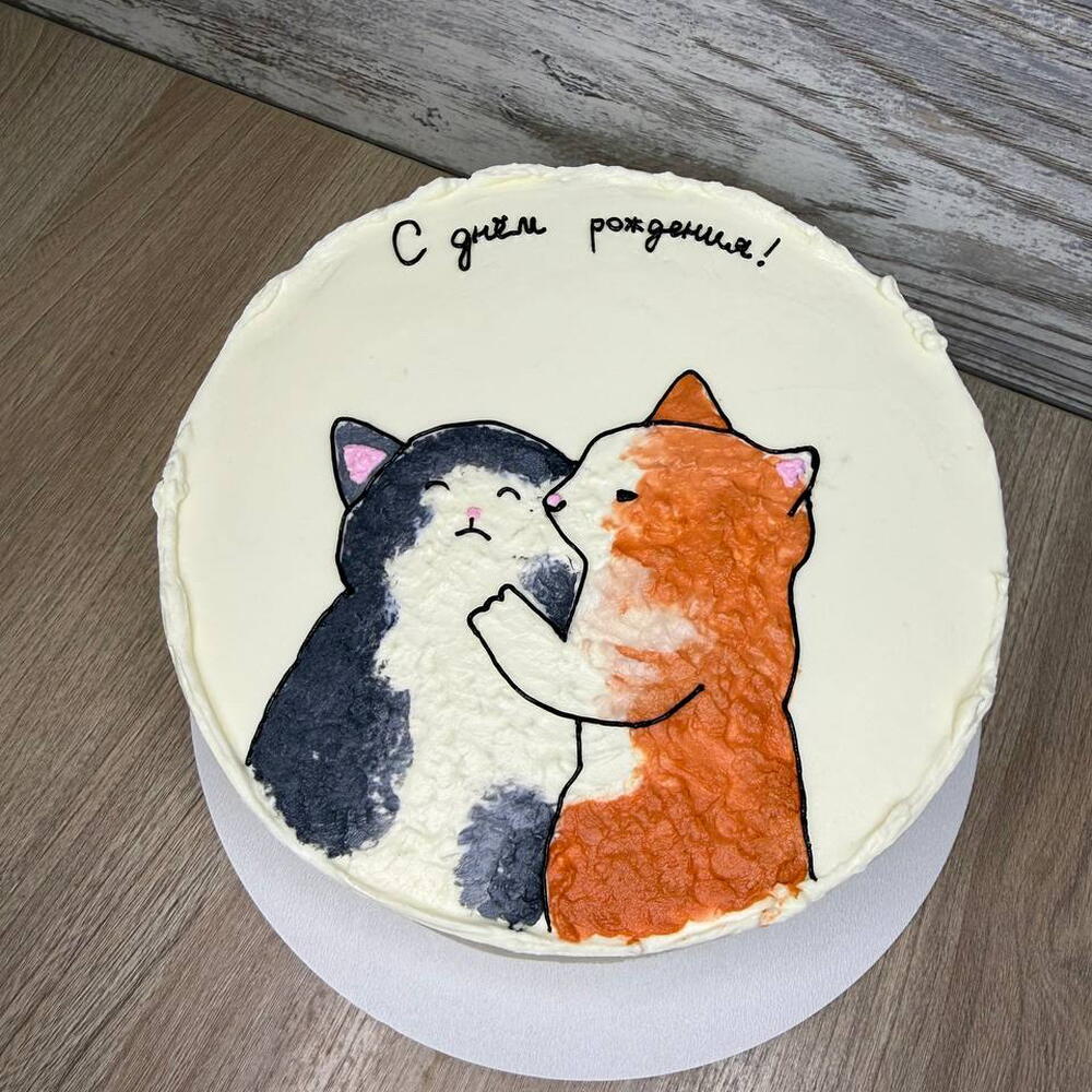 Торт с котами