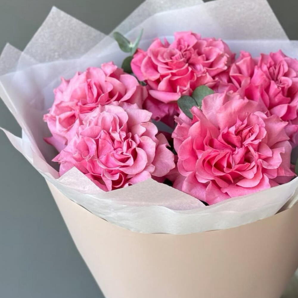 💖 «Между небом и садом: Кантри Блюз с эвкалиптом» в стильной упаковке 🌸