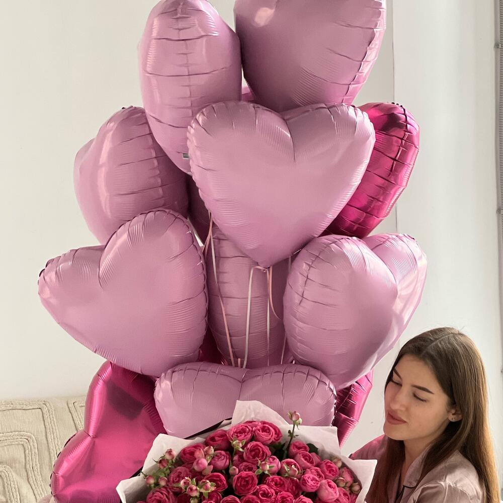 Сет, гелиевые воздушные шары сердца 15💗Фонтан-набор шаров, Balloons Ufa,  Ufa district, Bashkortostan, Russia, buy at a price of 89.04, Balloon  Fountains on VeraFox with delivery | Flowwow