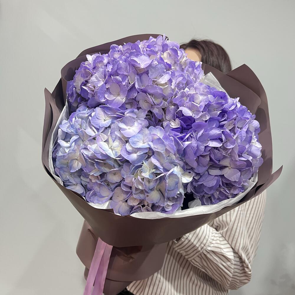 Гортензия лавандовая 💜/ Букет  (гортензии)