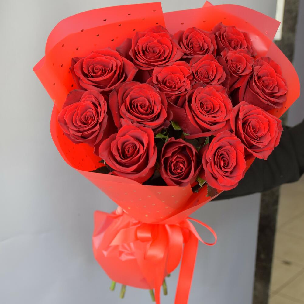 Bouquet of 15 Explorer roses