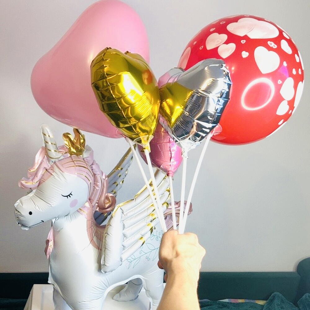 🦄 Топ Воздушные Шары Единорог 6 ШТ N0002/Хит Продаж
