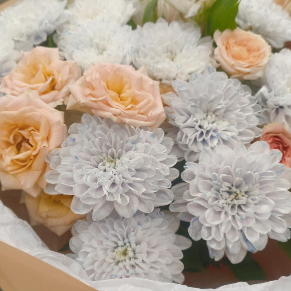 Букет в персиковом оттенке 🧡