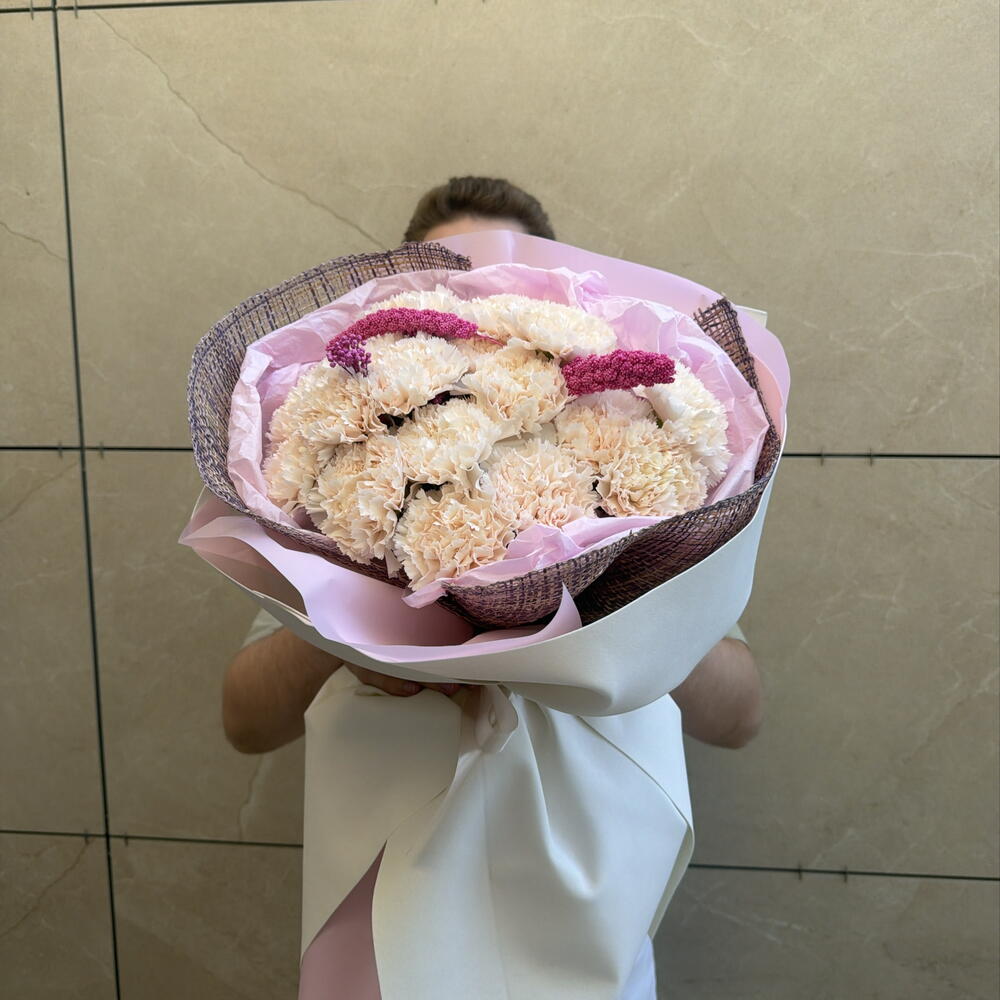 Букет с диантусами
