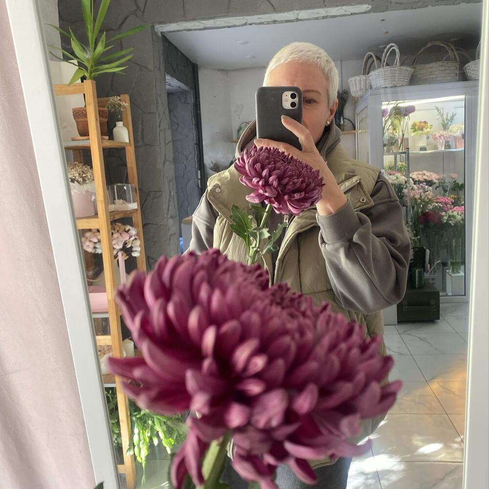 Хризантема бигуди 🎀