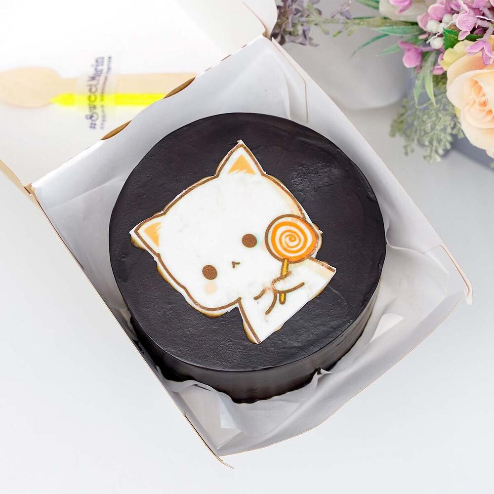 Бенто-торт «Котик с леденцом», Кондитерские и пекарни в Москве, купить ...