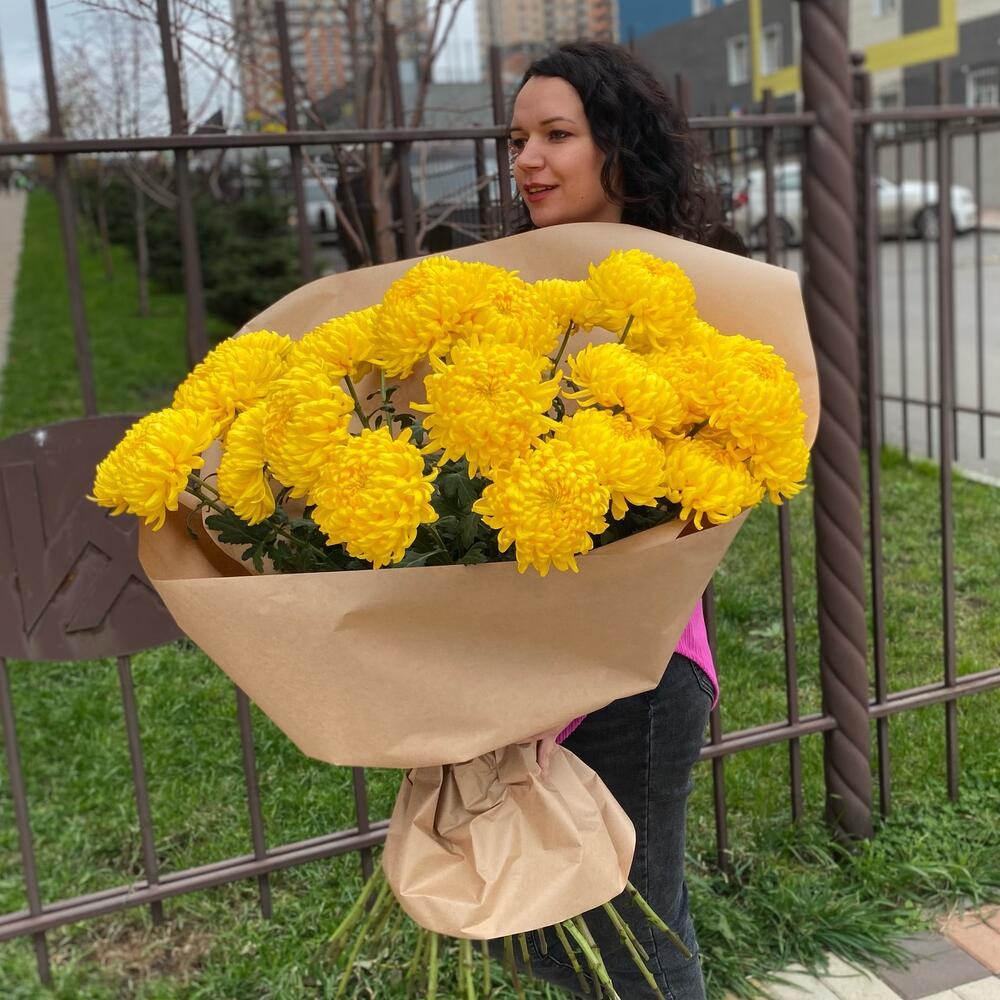 Хризантема желтая 💛