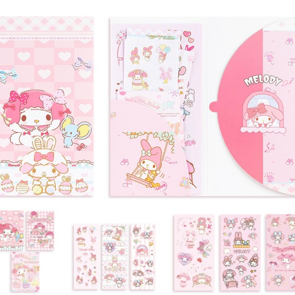 Набор наклеек / открыток Мелоди Onegai My Melody в конверте, Stationery  Moscow, Russia, buy at a price of 0.67, Other on Plush Story with delivery  | Flowwow