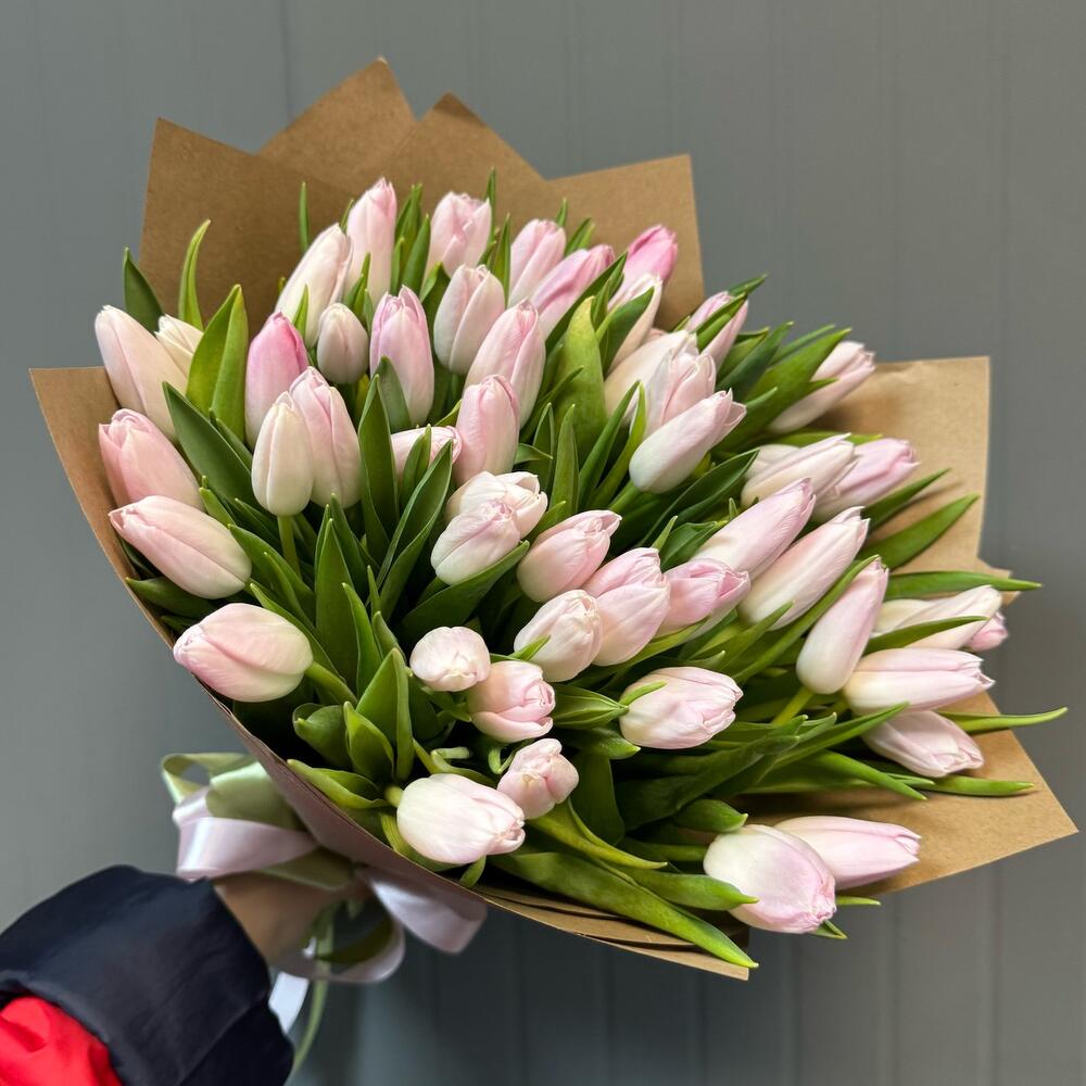 Тюльпаны в крафте 💕🌸