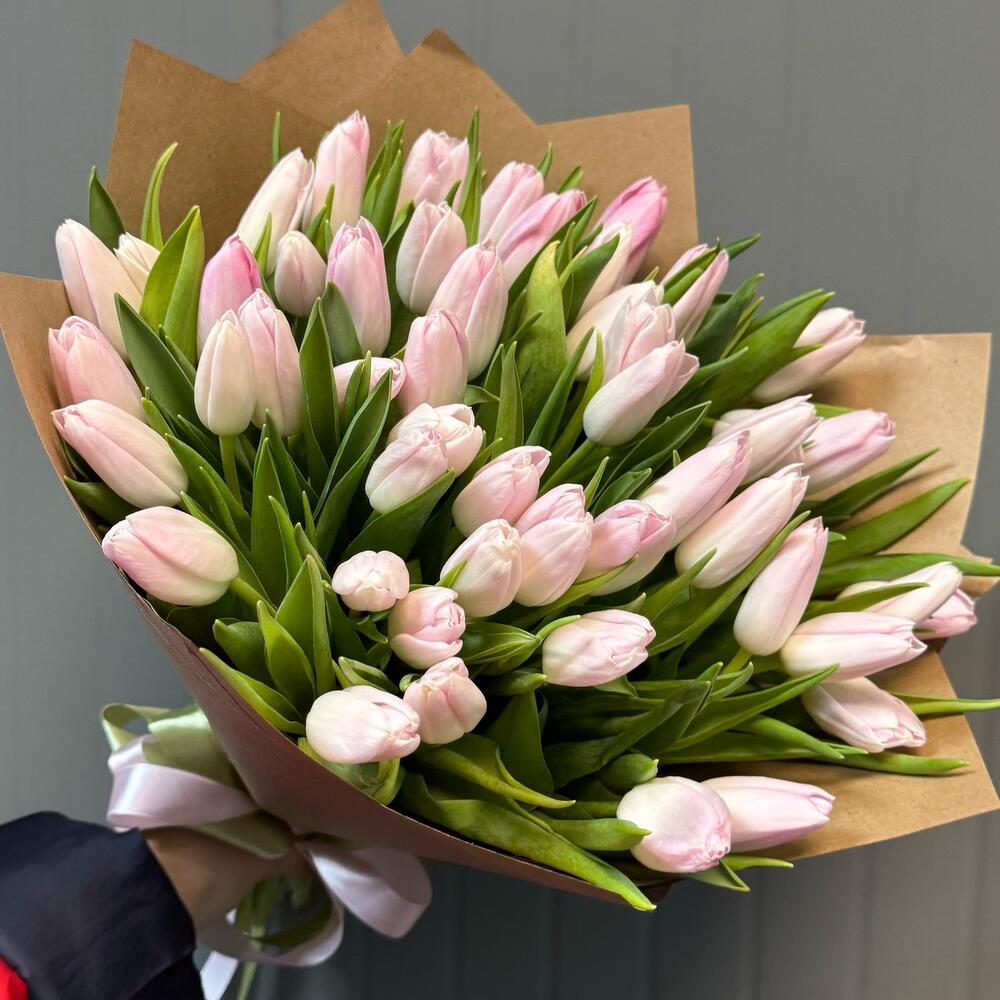 Тюльпаны в крафте 💕🌸