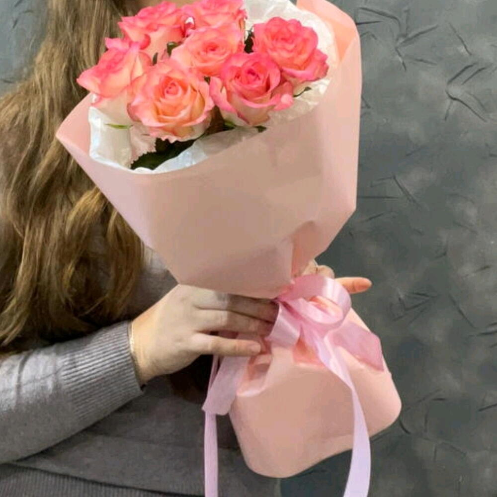 7 роз 🌹🎀
