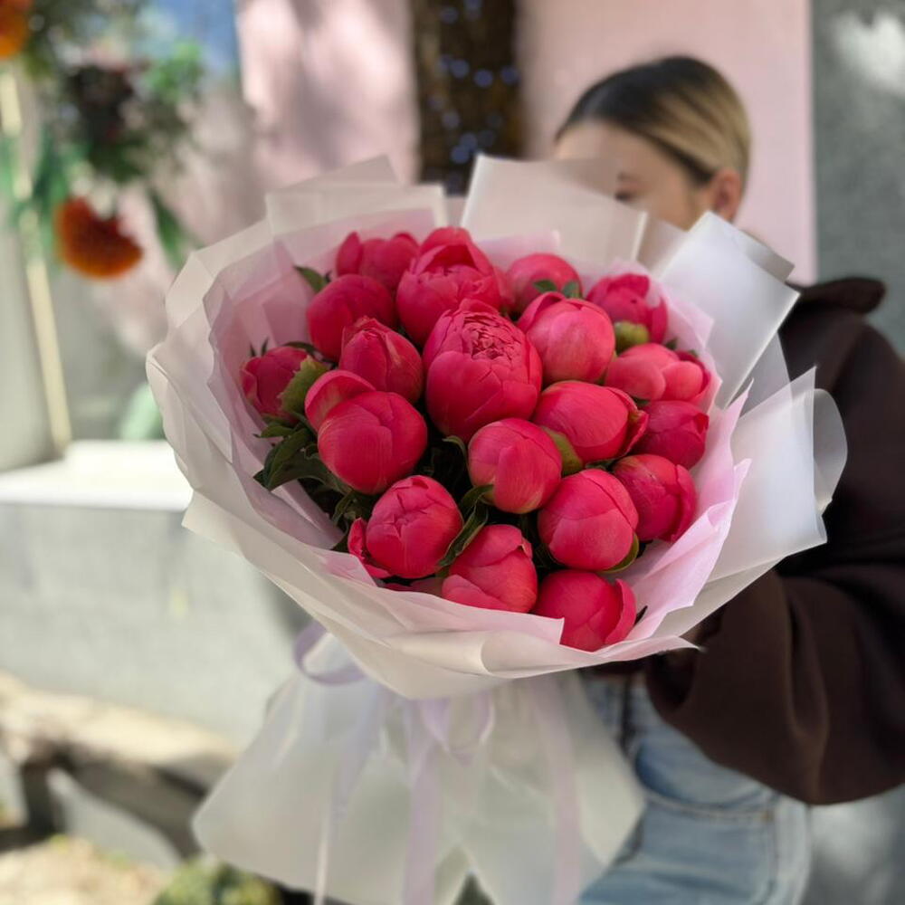 Букет из 19 пионов ❣️