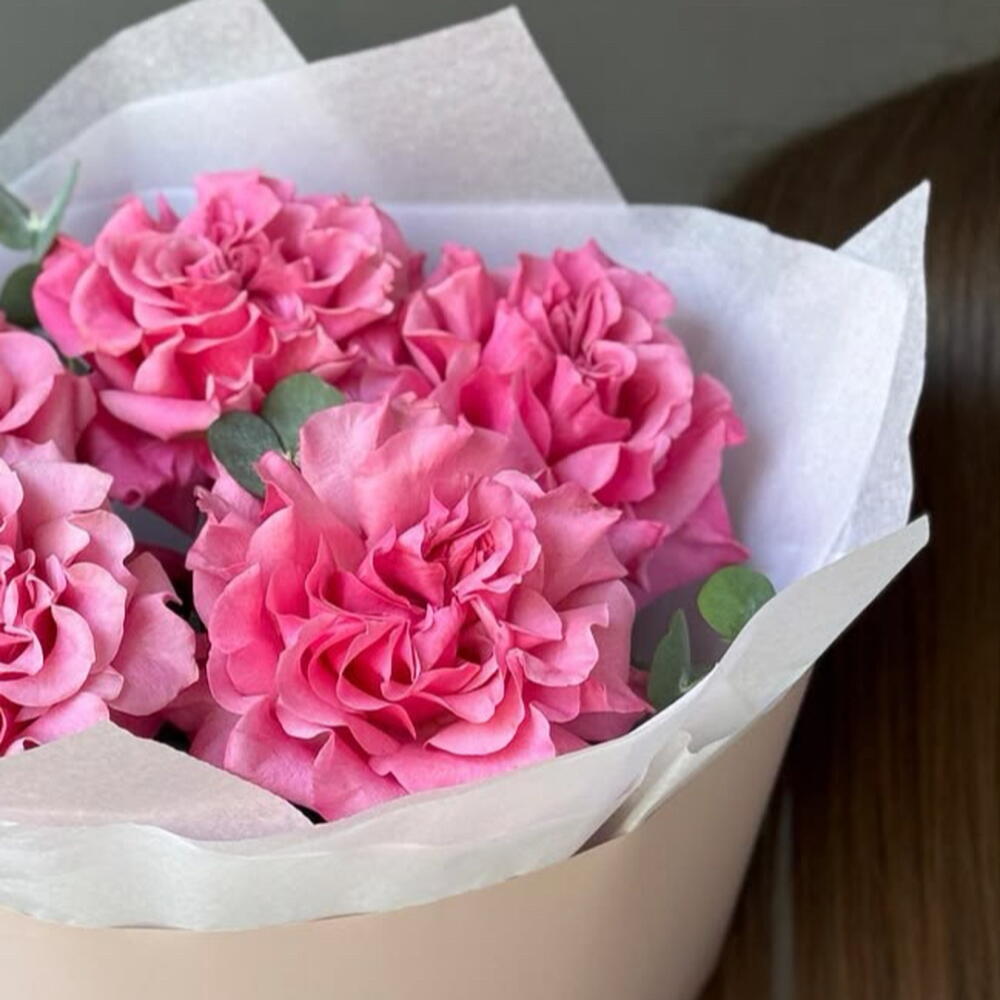 💖 «Между небом и садом: Кантри Блюз с эвкалиптом» в стильной упаковке 🌸