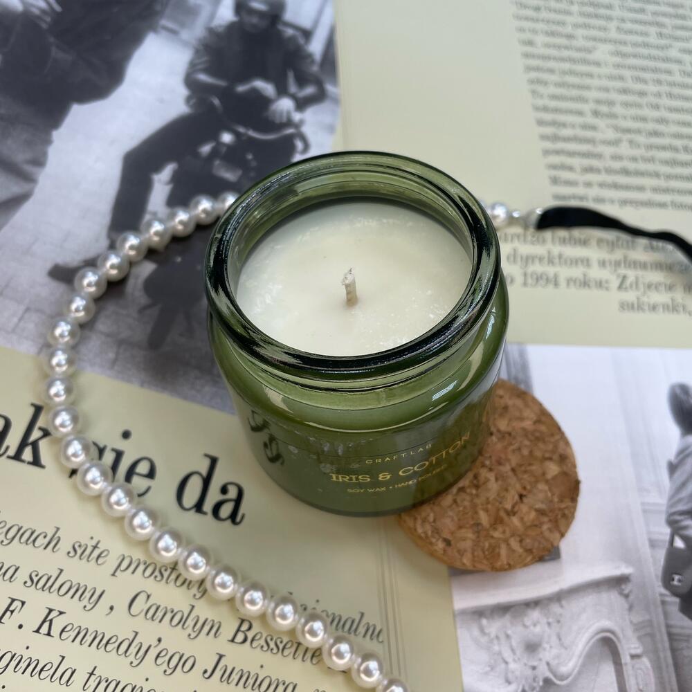 Аромасвеча «Iris   Cotton»