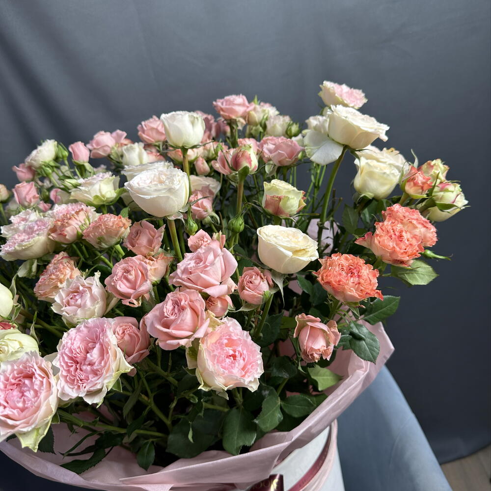 Arrangement « cotton candy»