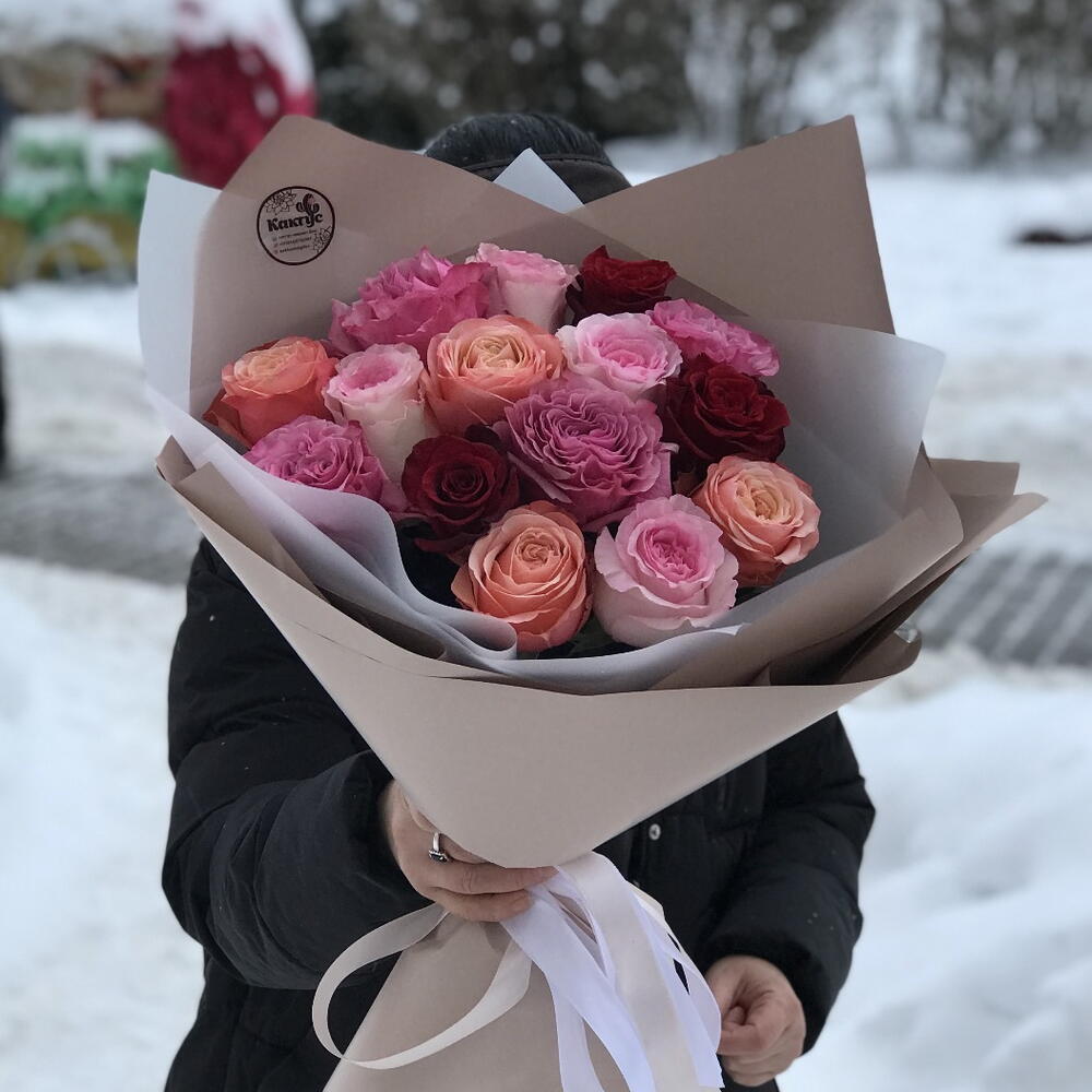 Bouquet of 15 roses
