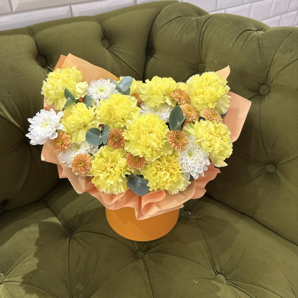 Коробка с диантусами