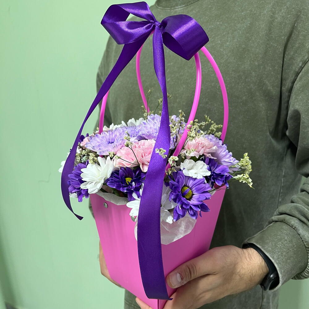 Компазиция из хризантемы