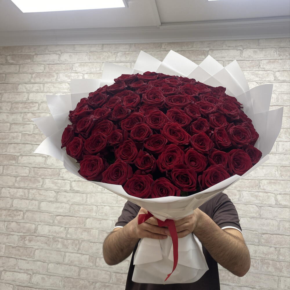 🌹 красная Роза 71шт🌹🌹🌹