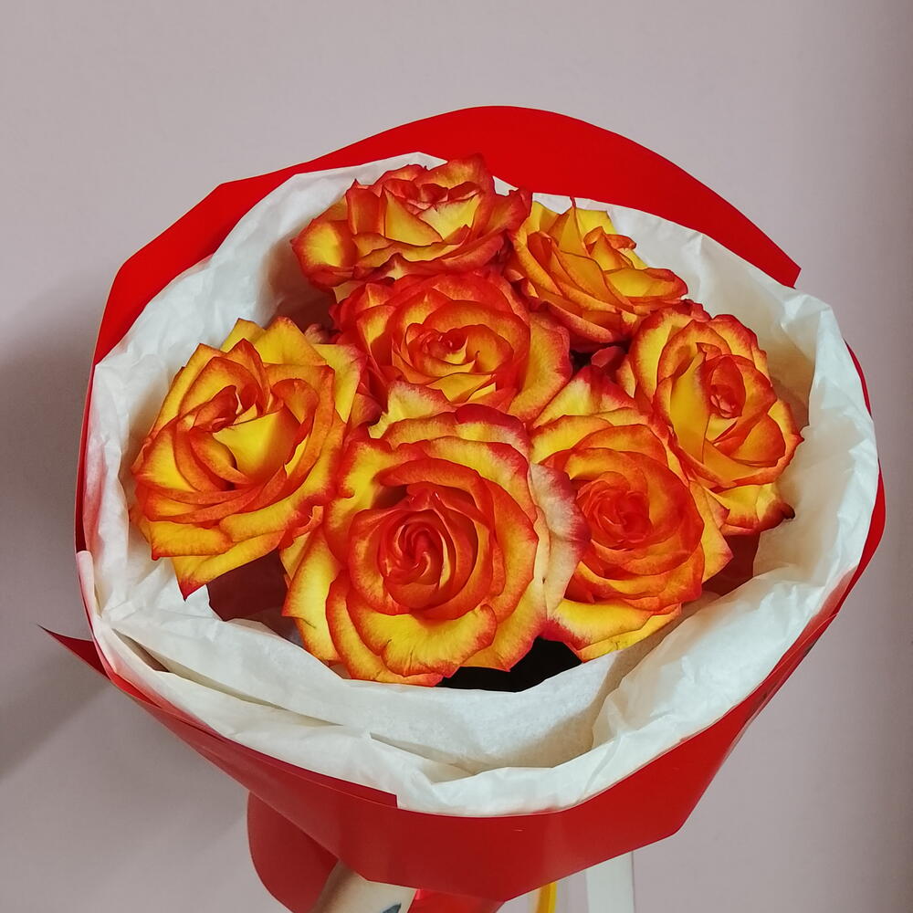Букет с розами