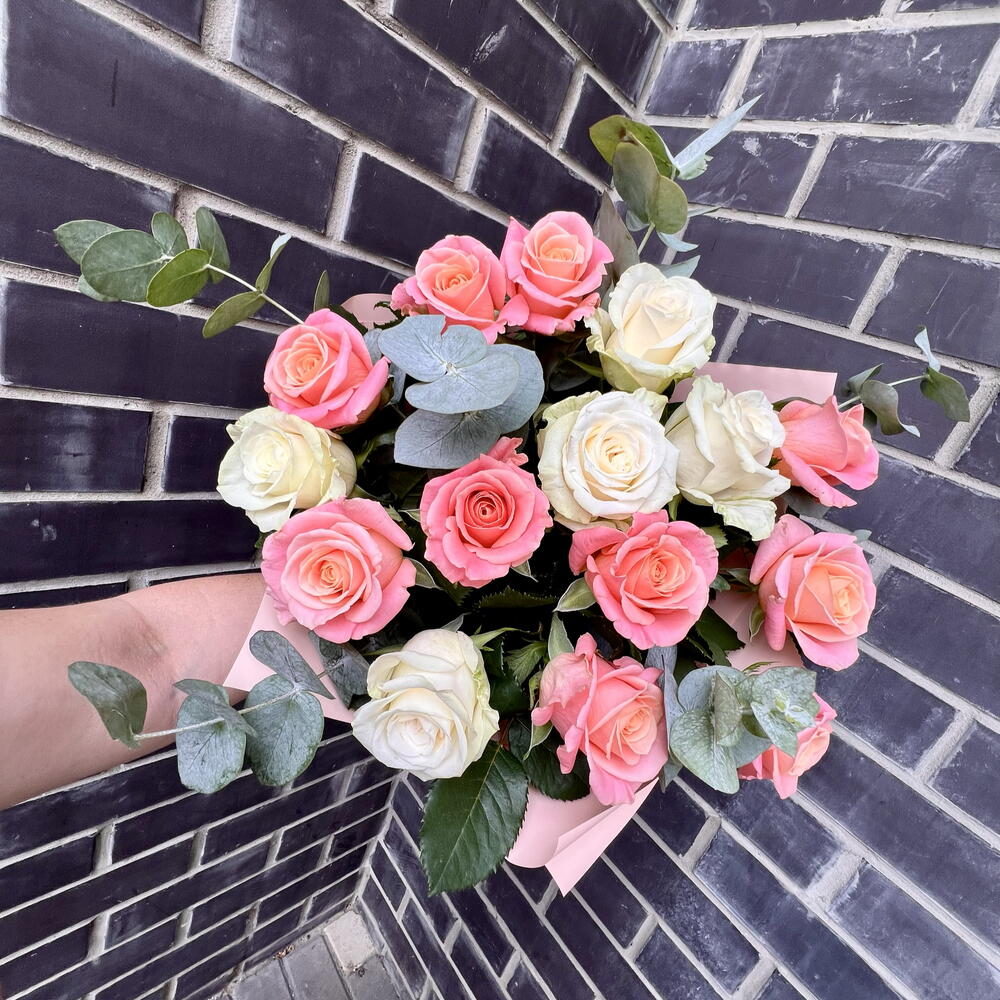 Букет из роз  «Delicate roses»