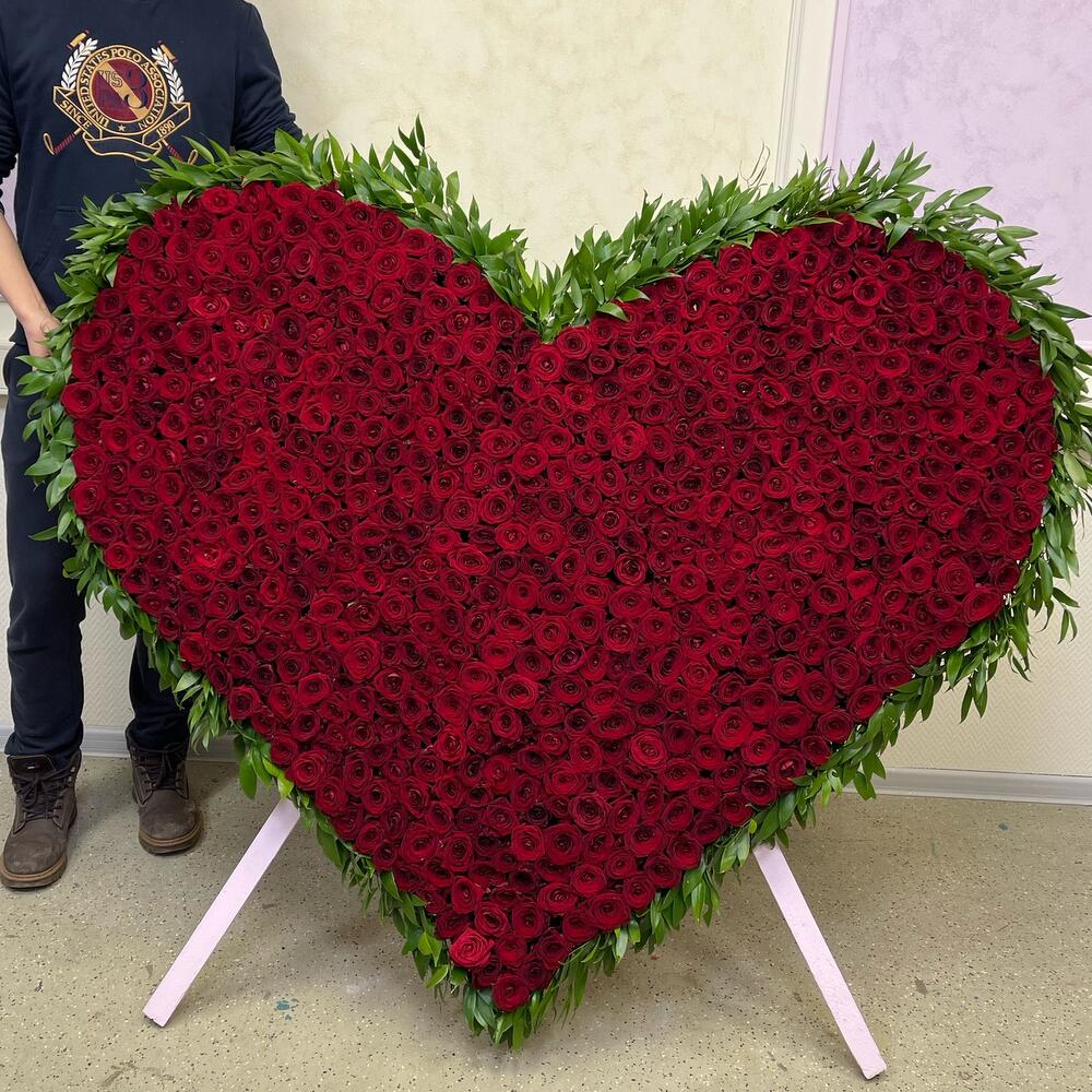 Corazón de rosas 501