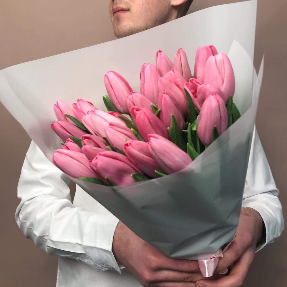 Тюльпаны 🌷розовая