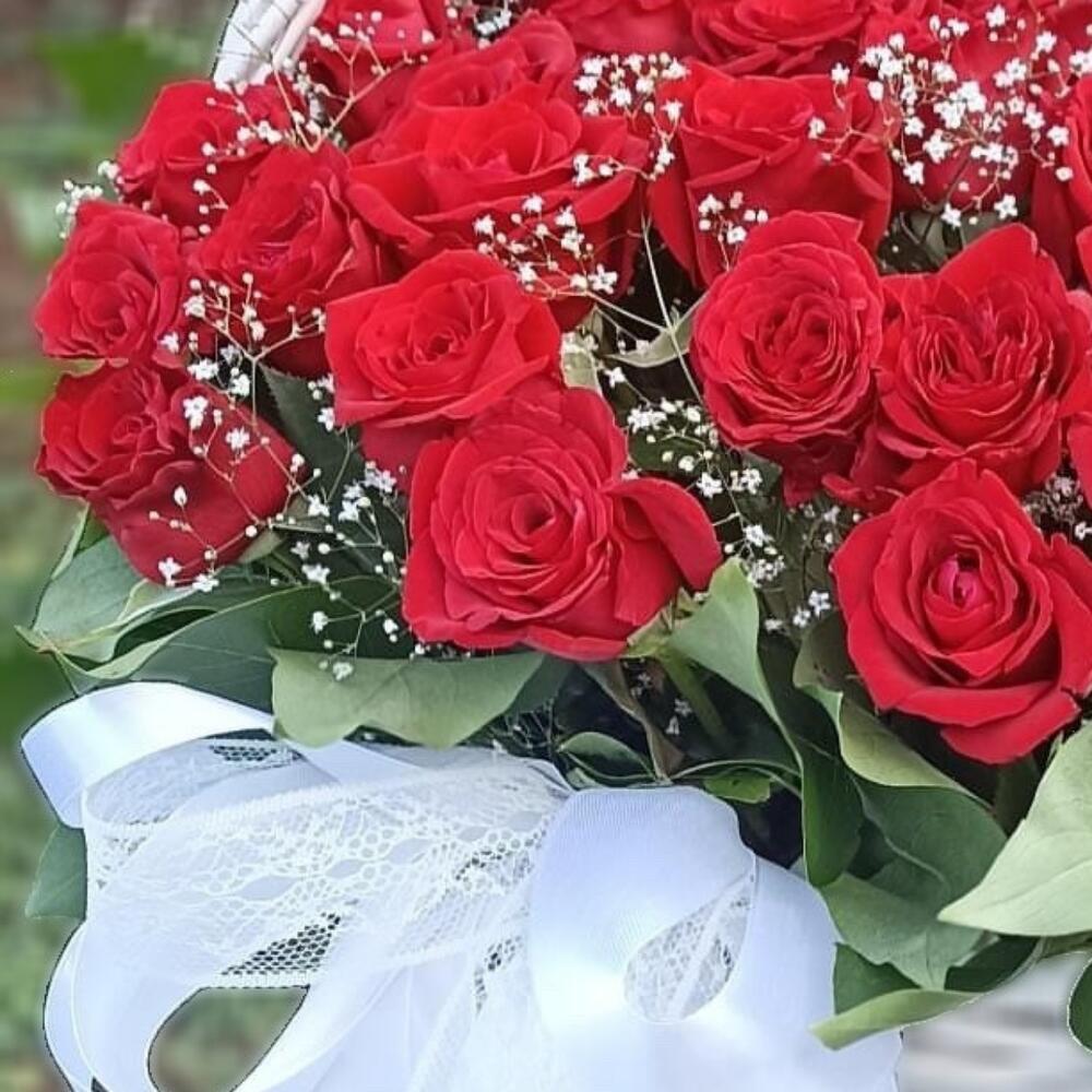 Корзина с цветами 550