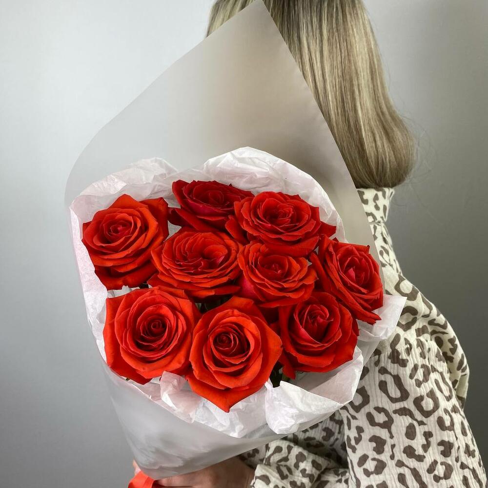 🌹 Букет от Flowersgift из 9 красных роз ▪️ 2