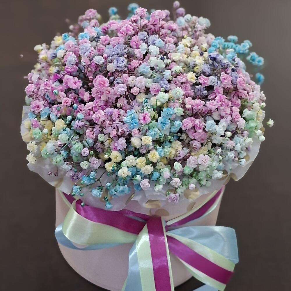 Радужная гипсофила 🎊 ПРАЗДНИЧНАЯ 🎊