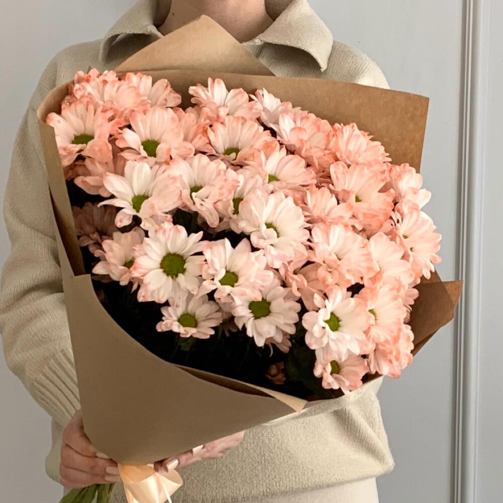 Стойкий букет 🧡 ромашки хризантемы