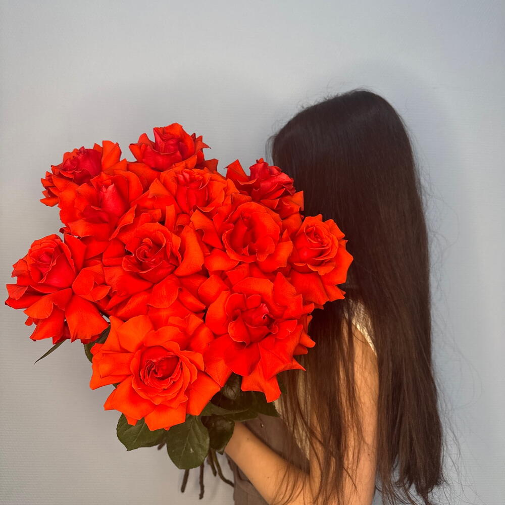 Моно букет из французской розы 🌹 Нина