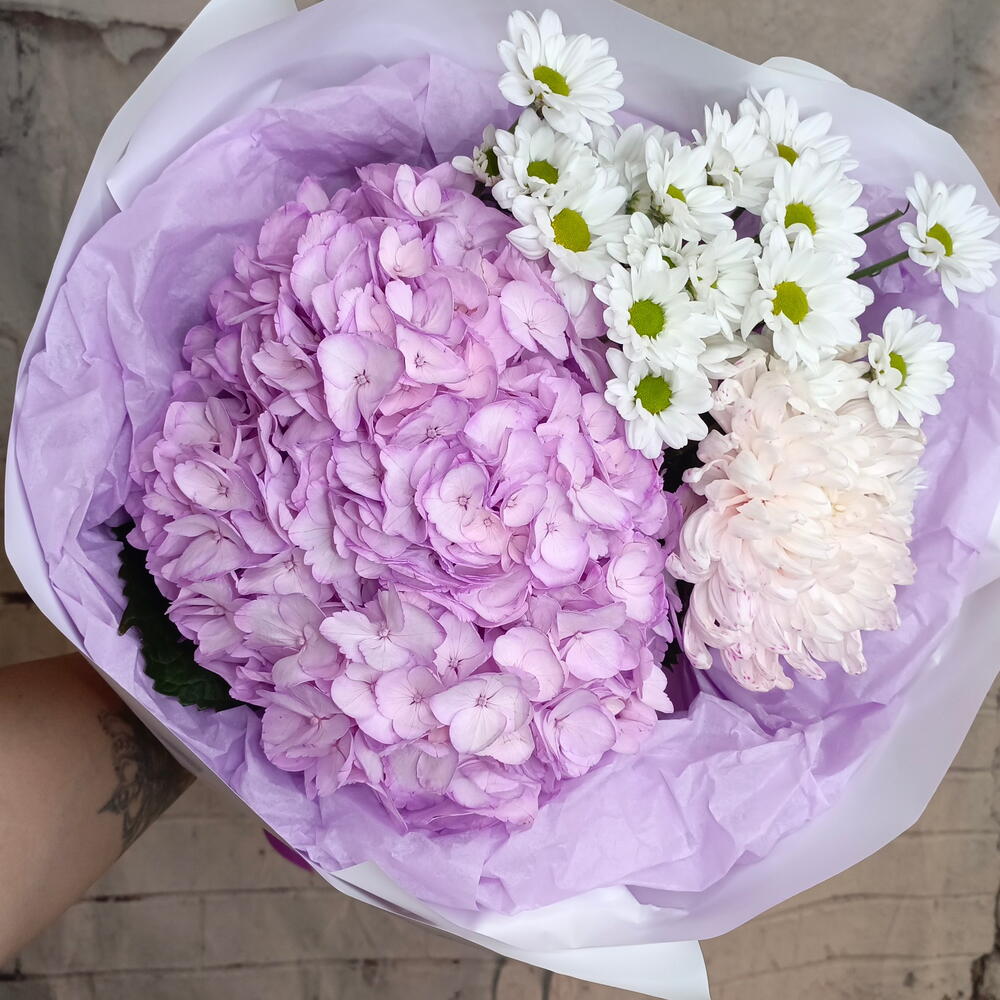 Букет с гортензией 😍