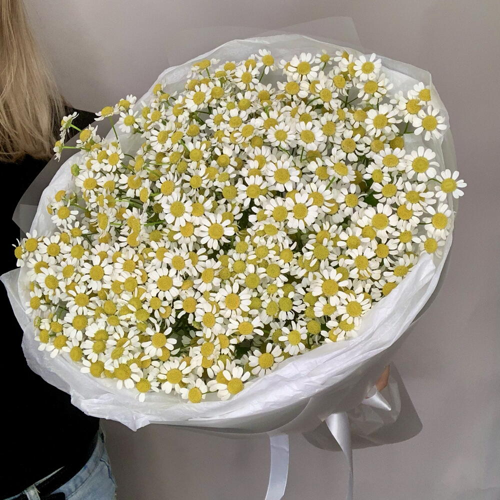 Букет с ромашками