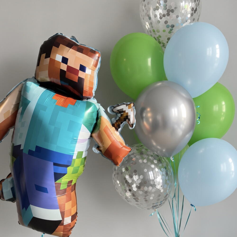 ⛏️ 🎮Набор шаров «Minecraft»